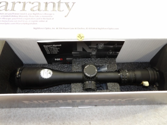 Night Force NX8 4-32x6- F2 Rifle Scope NIB