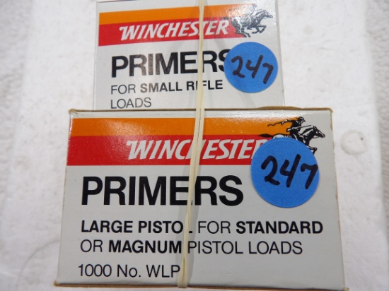 1000 Small Rifle Primer & 1000 Large Rifle Primers