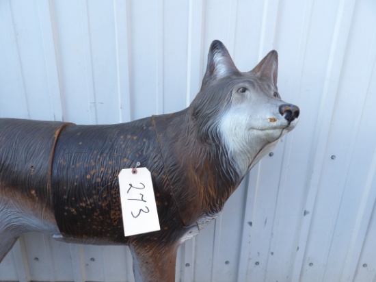 3D Wolf Archery Target  38" Tall