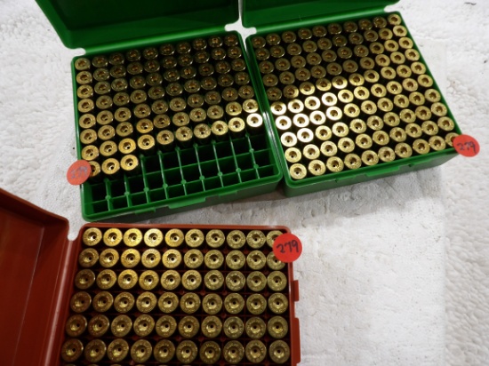 273 Ct 44 Mag Unprimed Cases in Plastic Boxes