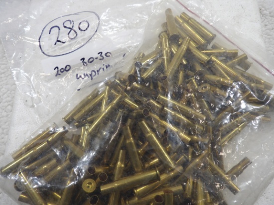 200 Ct 30-30 Unprimed Cases NEW