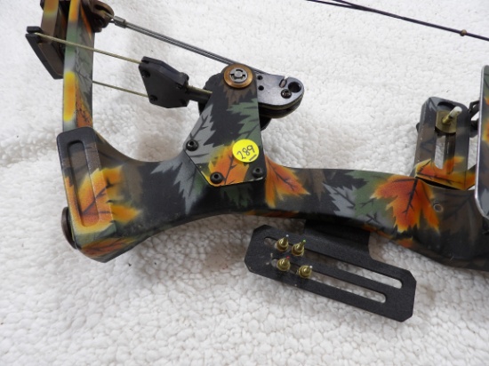 Oneida Aero Force X80 w/Site Rest, & Stabilizer (Brown & Green Camo) in soft case
