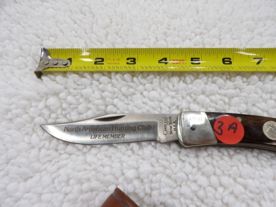 Camillus 4" Folding Knife w/sheath
