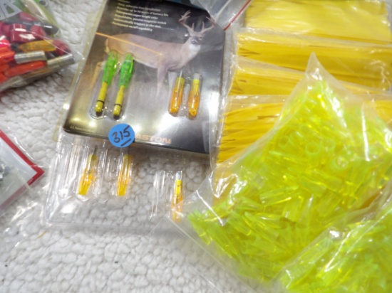 Box of Fletching, Nocks, & Inserts
