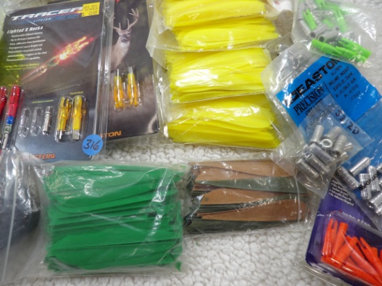 Box of Fletching, Nocks, & Inserts