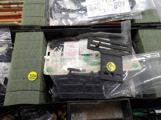 Oneida Bow Part (Strings, cams, power cables site, bow service book, etc. in An Arrow case w/12 Arro