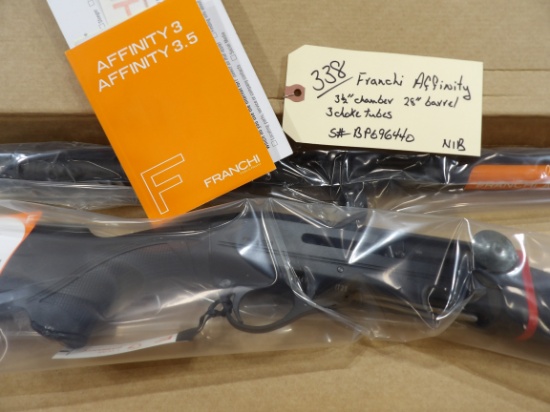 Franchi Affinity 3.5 Semi-Auto 12 ga Shotgun 28" Barrel, 3 1/2 Chamber, 3 Chokes NIB