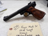 Ruger Mark IV 33 LR Target Semi-Auto Pistol 5 1/2