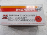 1 Brick 500 Rds 10 Boxes Winchester Super X 22 LR