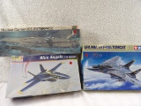 3 - Unassembled Grumman F-14A Tomcat, Blue Angels Hornet, USS Enterprise
