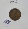 1911-D Lincoln Cent