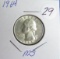 1964- Washington Quarter