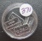 (5) USCG- 1 Gram .999 Pure Silver Mini Ingots