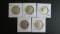 (4) 1964, (1) 1964-D Kennedy Half