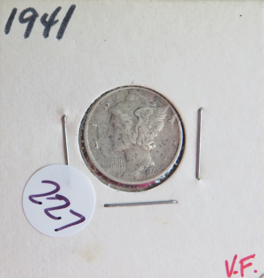 1941- Mercury Dime