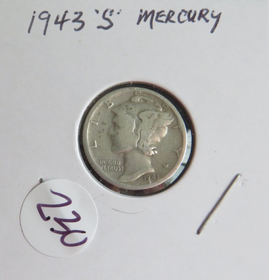 1943-S Mercury Dime