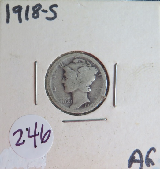 1918-S mercury Dime