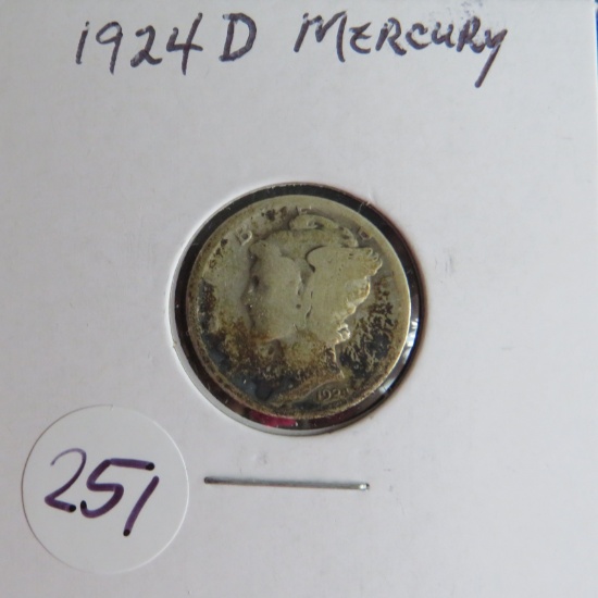 1924-D Mercury Dime