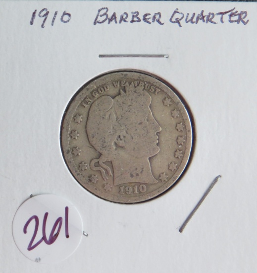 1910- Barber quarter