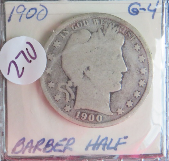 1900- Barber Half