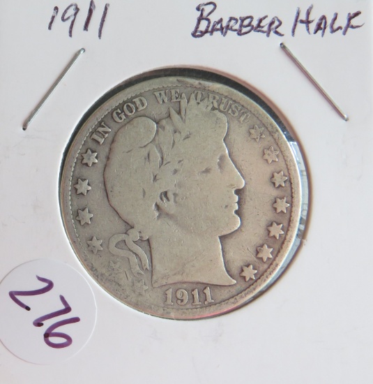 1911- Barber Half