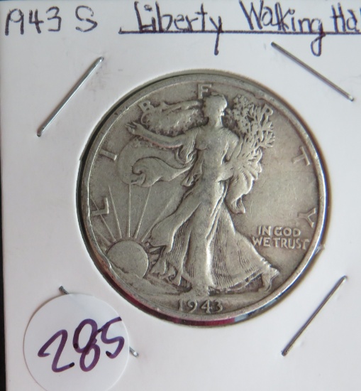 1943-S Liberty Walking Half