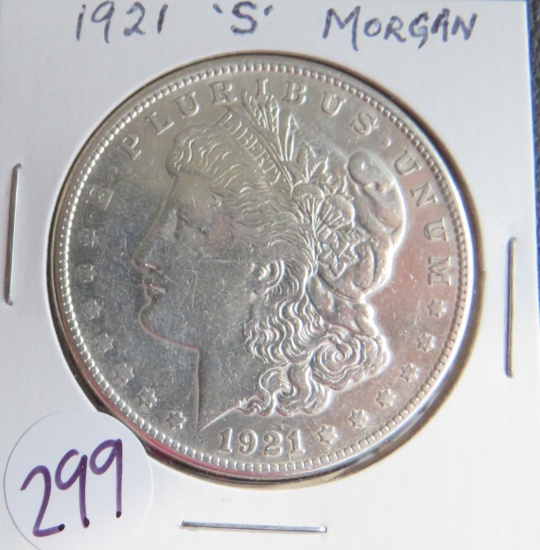 1921-S Morgan Silver Dollar