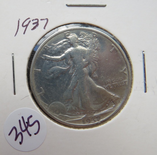 1937- Walking Liberty Half Dollar