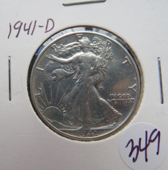 1941-D Walking Liberty Half Dollar