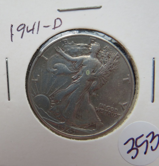 1941-D Walking Liberty Half Dollar