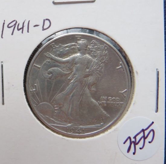 1941-D Walking Liberty Half Dollar