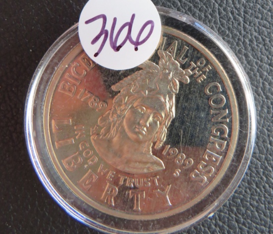 1789-1989-S Bicentennial of the Congress Half Dollar
