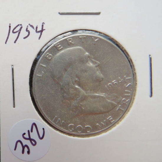 1954- Franklin Half Dollar