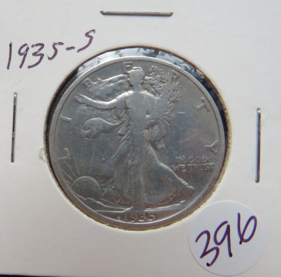 1935-S Walking Liberty Half Dollar