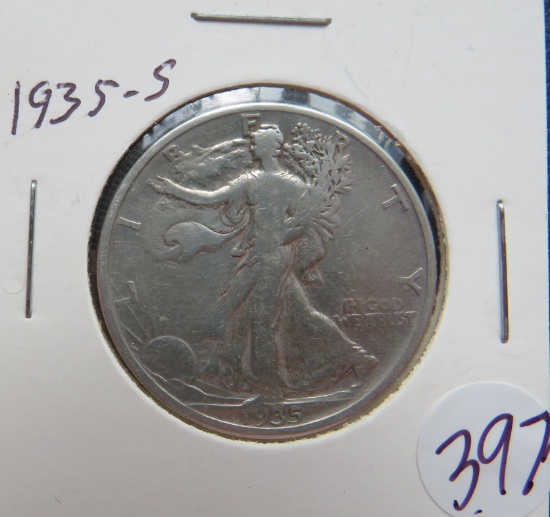 1935-S Walking Liberty Half Dollar