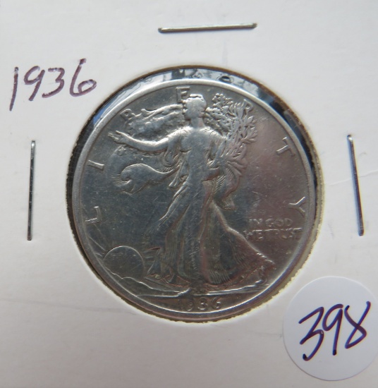 1936- Walking Liberty Half Dollar