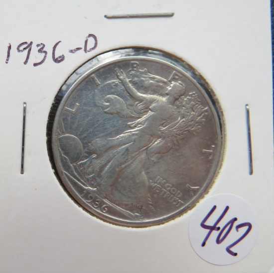 1936-D Walking Liberty Half Dollar