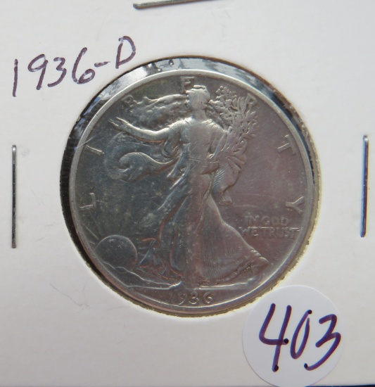 1936-D Walking Liberty Half Dollar