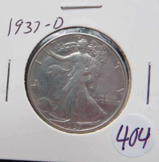 1937-D Walking Liberty Half Dollar