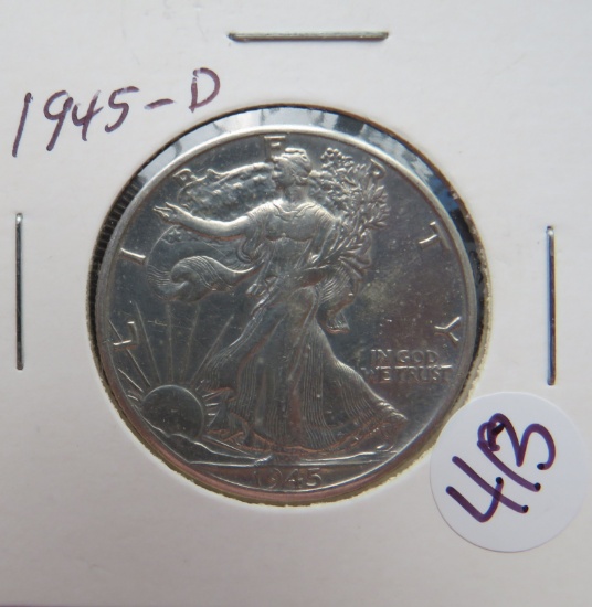 1942-D Walking Liberty Half Dollar