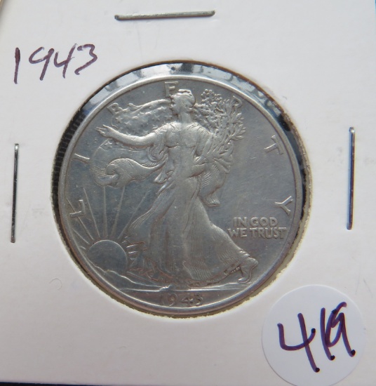 1943- Walking Liberty Half Dollar