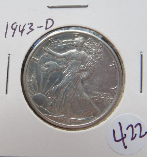 1943-D Walking Liberty Half Dollar