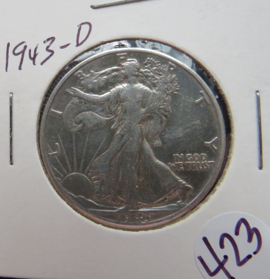 1943-D Walking Liberty Half Dollar