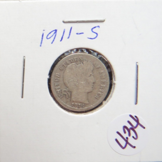 1911-S Mercury Dime