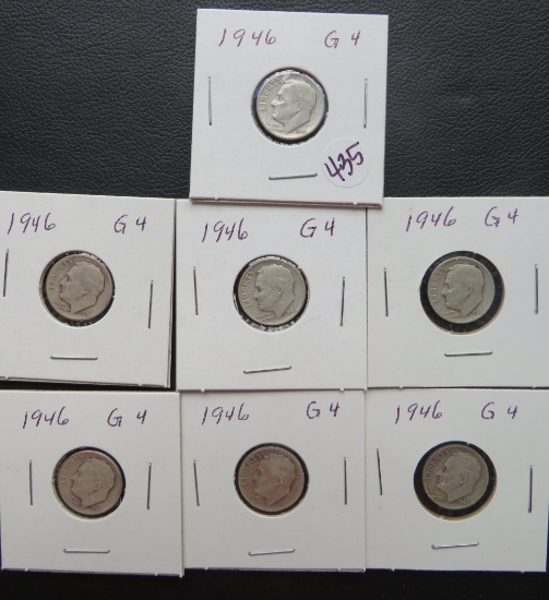 (7) 1946- Roosevelt Dimes