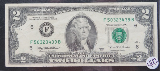 1995- $2 Bill