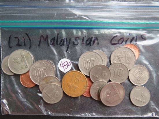 (21) Malaysians Coins