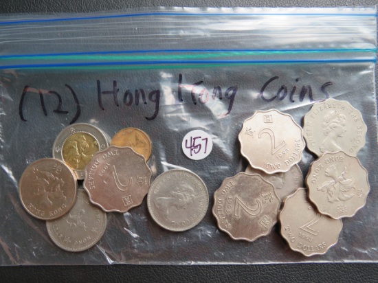 (12) Hong Kong Coins