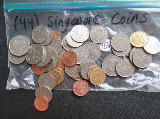 (44) Singapore Coins