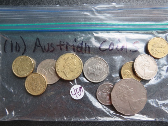 (10) New Zealand Coins